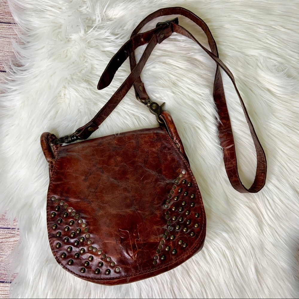 Frye Brown Leather Crossbody